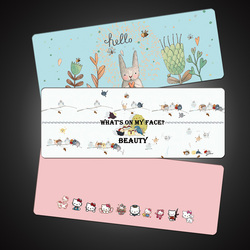 鼠标垫超大可爱办公笔记本键盘垫锁边家用卡通女生桌垫学生鼠标垫