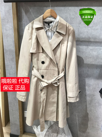 10015934 国内正品代购拉夏贝尔LaChapelle春新款2018女风衣外套商品大图