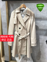 10015934 国内正品代购拉夏贝尔LaChapelle春新款2018女风衣外套图片