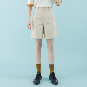 海晨酱日系高腰五分裤