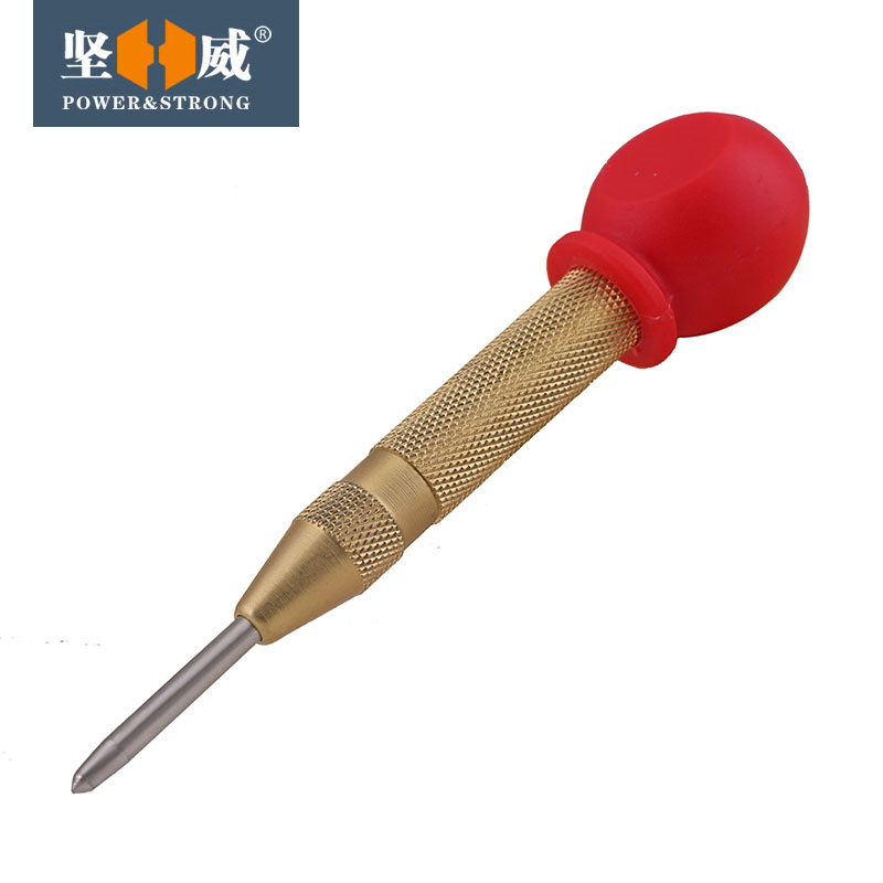 半自动弹簧式中心冲定位器 黄铜玻璃撞针破窗