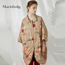 Marisfrolg/玛丝菲尔女装时尚印花宽松羽绒服外套春新款商场同款图片