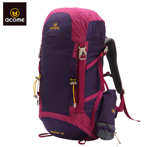ACOME/阿珂姆户外登山包双肩女徒步旅行透气35L大容量AA142B0801
