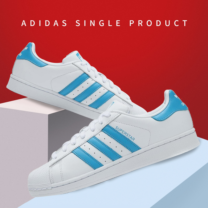 Adidas Clover Shell Head Men's Shoes 2019 Summer New Sports Little White Shoes Casual Board Shoes G54739