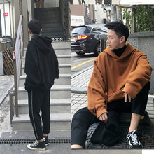 方寸先生男生韩版宽松OVERSZIE连帽卫衣男春秋款潮流学生帅气外套