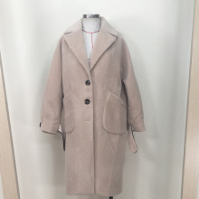 丹雷斯毛呢大衣外套女2018冬季新品韩版中长纯色加厚收腰显瘦学生图片
