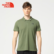 TheNorthFace北面春夏新品 POLO 吸湿排汗户外休闲男短袖 3CJ6