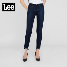 Lee2018年秋季新品BodyOptix洗水猫须女款九分牛仔裤LWN4182TM9GW图片