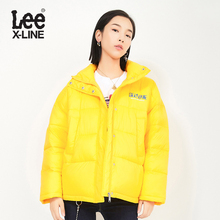 Lee女款 2018秋季X-LINE黄色活力夹棉服外套L345792SA8TM图片