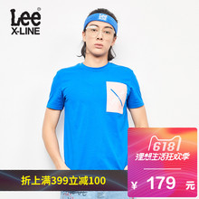 T恤L319211RF8MD LINE蓝色短袖 2018春夏新品 Lee男装