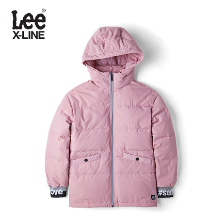 Lee女款 2018年秋季X-LINE粉红色羽绒服L345673GV7YU商品大图