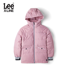 Lee女款 2018年秋季X-LINE粉红色羽绒服L345673GV7YU图片