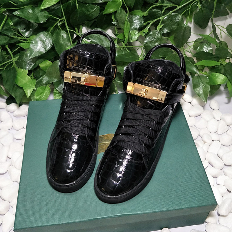 欧洲站真皮红色街舞高帮鞋女内增高时尚加绒休