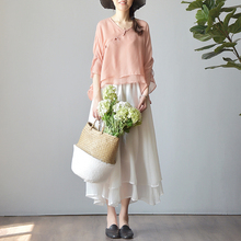 改良旗袍夏季2018新款女上衣汉服女中国风女装禅意禅修茶服唐装女图片