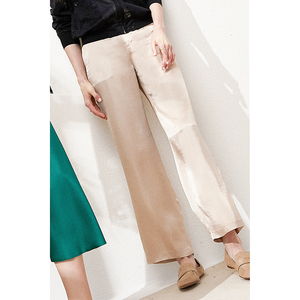 WKZ02243茉莉雅集迷人缎光奢华的再升JI日本全醋酸直筒西裤