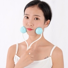 脸部按摩器脸颊滚珠按摩夹多效瘦脸器脸庞天然美型按摩珠缓解疲劳