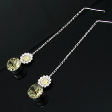 特价 时尚 促销 新光饰品 7604 太阳花长耳线