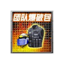 CF装备绝版装备穿越火线团队爆破包7天(手雷包+防弹衣+防弹头)