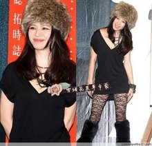 包邮 皮草帽子冬季保暖皮草帽仿狐狸帽子毛毛帽子仿毛皮草帽子 特价