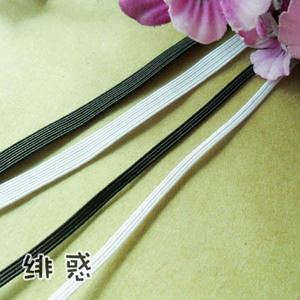 绯惑手工DIY娃用高弹松紧带走码带橡筋绳1元2米3色3~6mm