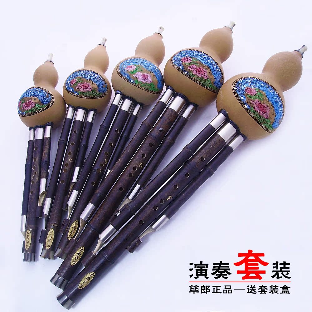 送专业套装盒个调5FGB降CD演奏型套装葫芦丝筚郎正品