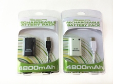 USB充电线 无线手柄电池充电包 4800毫安电池 xbox360 6元