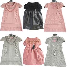 新款2013秋冬童装女童背心裙中大童毛衣裙儿童毛线坎肩裙公主线衫
