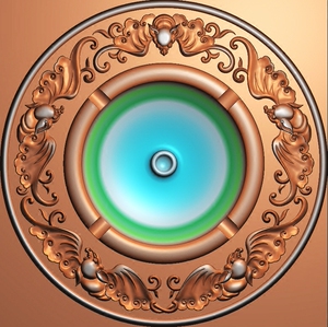 精雕图浮雕烟灰缸精雕图JDP烟灰缸雕刻图YHG-020蝙蝠五福临门灰缸