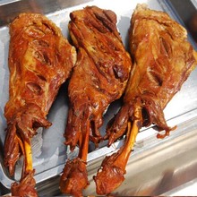 包邮 内蒙古特产正宗烤羊腿新鲜羔羊腿肉户外烧烤美食熟食即食羊腿