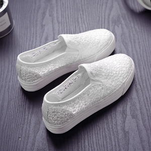 新款蕾丝镂空透气网鞋