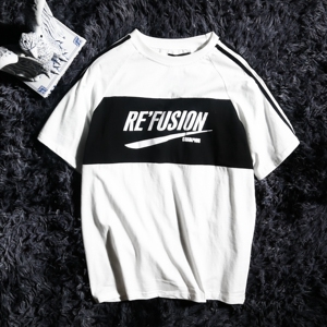 新款2018欧美嘻哈潮牌短袖T恤