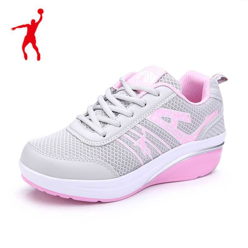 Jordan Glen Women's Shoes Breathable Mesh Casual Shoes Summer Women's Sports Student Board Shoes Children's Thick Sole 361