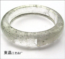 天然绿幽灵水晶手镯 免邮 内径60mm