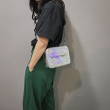 honey蹦迪包 仙女斜跨ins超火学生原宿风链条时尚 小包包女2018新款
