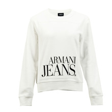 ARMANI JEANS 棉涤材质经典字母印花女士卫衣银泰图片
