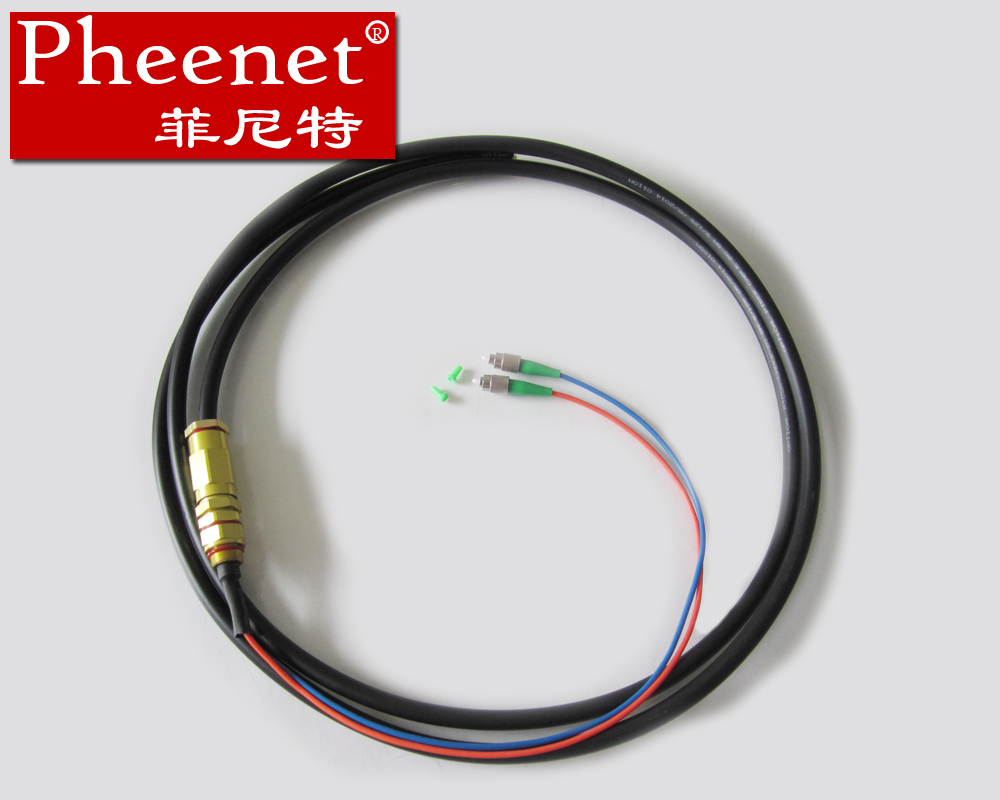 防水尾纤米单模双芯防水尾缆3FC菲尼特Pheenet