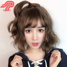 Wig Female Short Hair Bobo Korean Wave Head Divided Natural