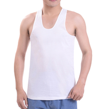 中老年背心夏季纯棉汗背心汗衫中年男式大码加肥背心男士吊带背心