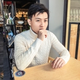 2019秋冬季新款男士高领毛衣韩版青少年针织衫加厚打底衫潮流男装