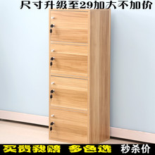 简易柜子储物柜书柜带门带锁小柜子自由组合儿童柜收纳柜阳台柜子