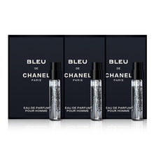 Chanel/香奈儿香水 蔚蓝男士香水1.5ml*3支 BLEU试用装小样香水
