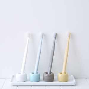 日本简约白瓷牙刷架