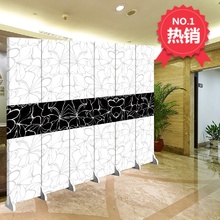 屏风简易隔断墙折叠经济型移动客厅简约现代酒店 推拉双面伸缩折屏
