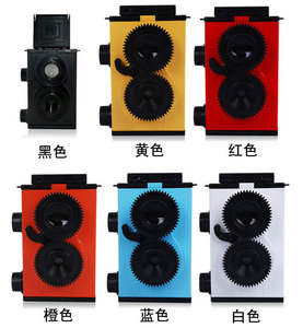 组装相机大人的科学复古双反相机双镜头反光DIY组装照相机五色