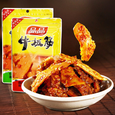 品品牛板筋108g小包装散装麻辣香辣味牛肉干牛筋四川特产零食小吃