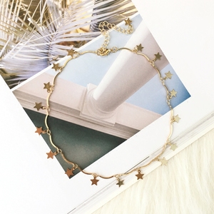 百搭星星吊坠项链锁骨链