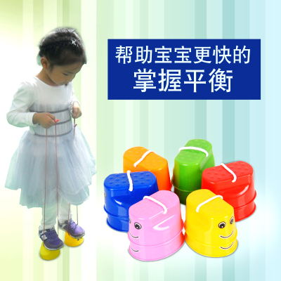 儿童高跷感统训练器材幼儿园运动器材加厚平衡训练户外玩具踩高跷