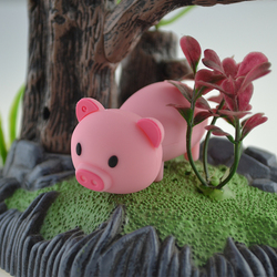 雪岩8GU盘卡通猪年u盘8g可爱迷你个性创意小猪萌萌哒礼品情侣优盘