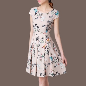 京东商城2018女装新款三十多岁女人穿的连衣