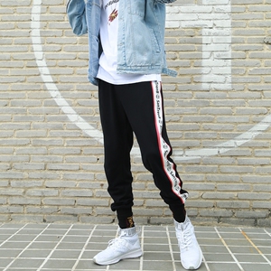 YHYH18SS薄款国潮高街潮牌小脚束脚裤